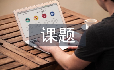 课题工作报告