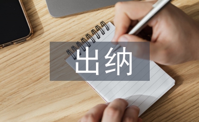 出纳工作个人总结