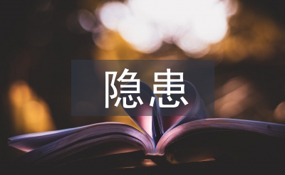 隐患排查治理总结
