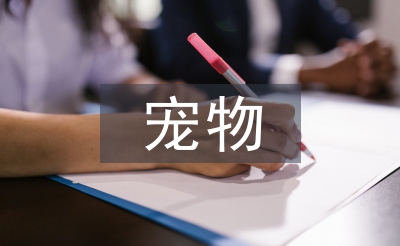 宠物医生论文