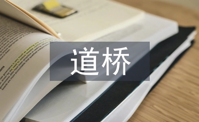 道桥专业论文