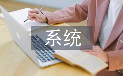 系统市场调查报告