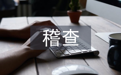 稽查汇报材料