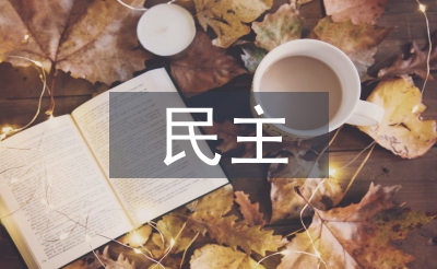 民主政治论文