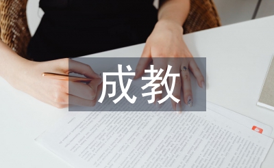 成教培训总结
