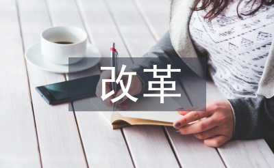 改革汇报材料