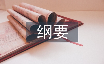 考察报告纲要